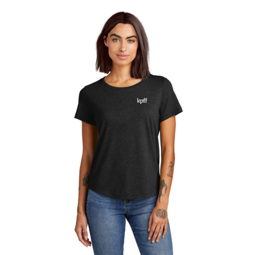 Allmade® Women’s Relaxed Tri-Blend Scoop Neck Tee