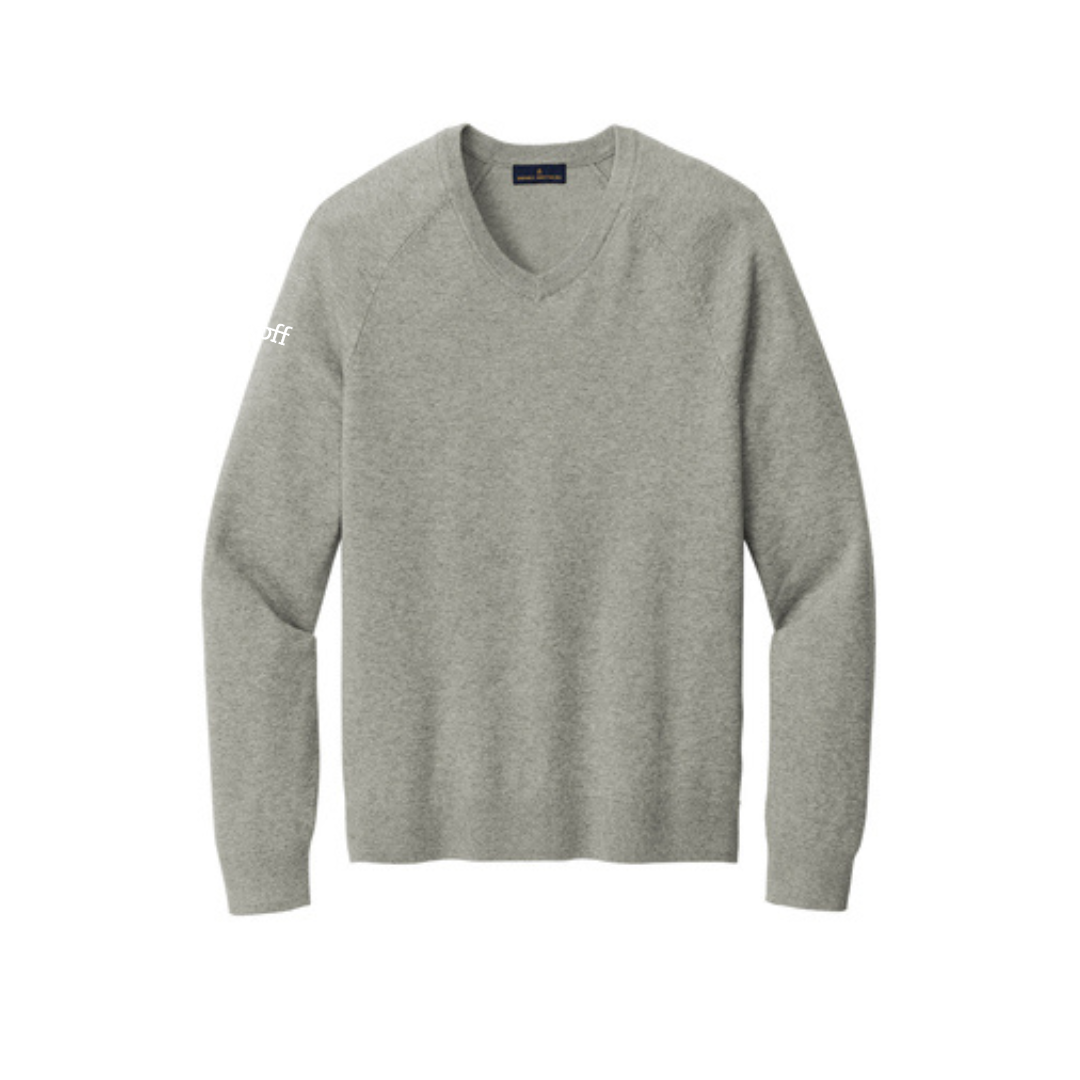 Brooks Brothers® Cotton Stretch V-Neck Sweater