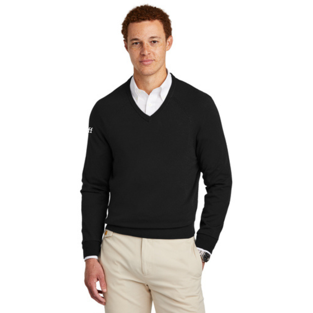 Brooks Brothers® Cotton Stretch V-Neck Sweater