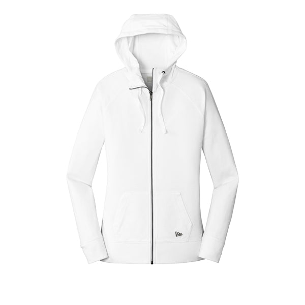 New Era Ladies Sueded Cotton Blend Full-Zip Hoodie