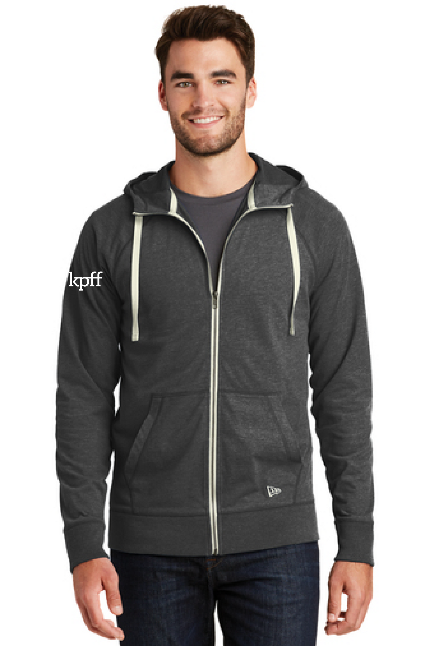 New Era® Sueded Cotton Blend Full-Zip Hoodie